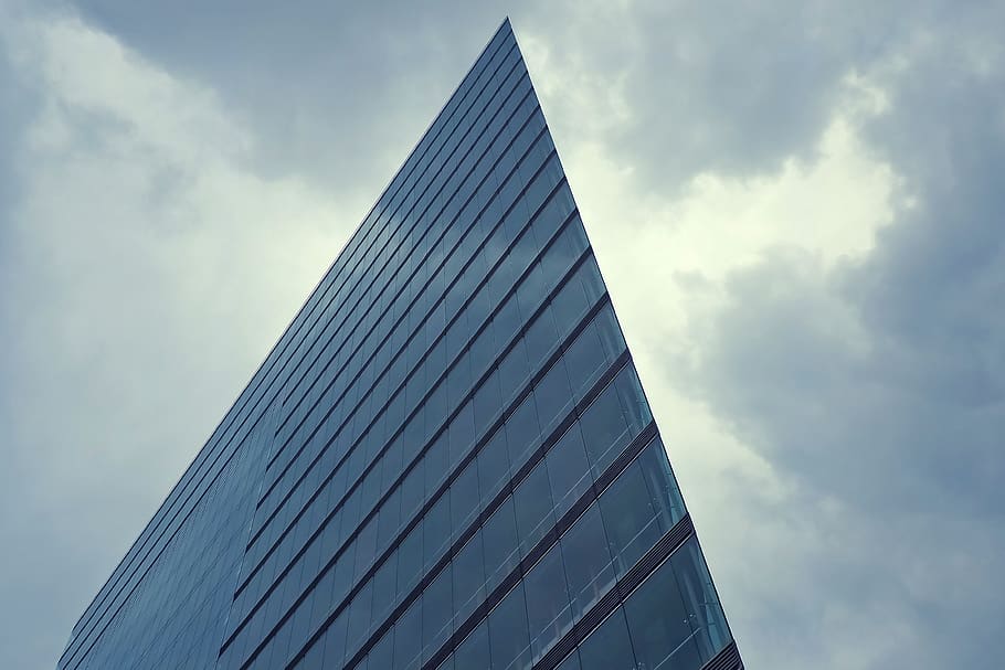 architecture, modern, building, facade, house, skyscraper, bluish HD wallpaper
