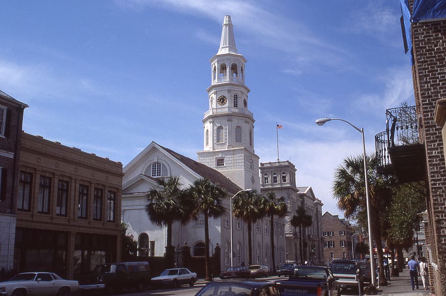 charleston, united states, church, episcopal, south carolina, HD wallpaper