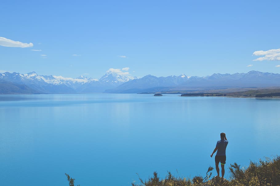 Hd Wallpaper New Zealand Lake Pukaki Aotearoa Reflective Stunning