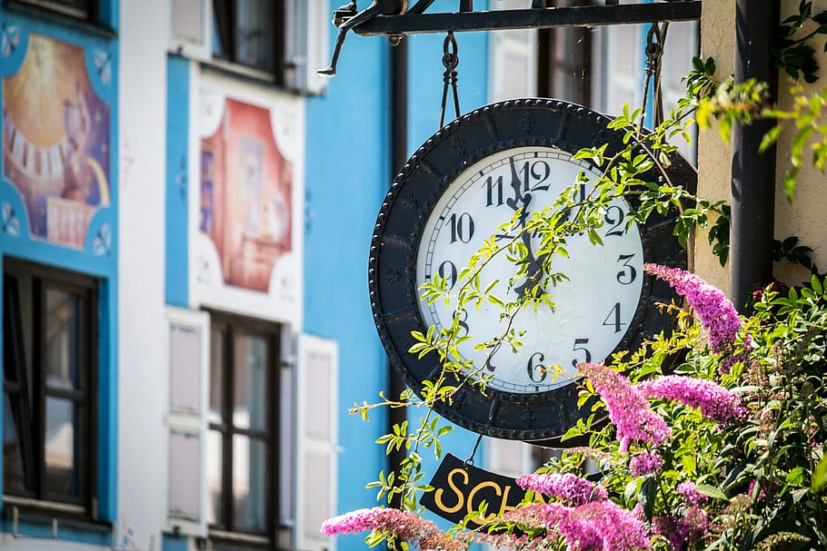 clock, time, time of, forward, present, clock face, time indicating HD wallpaper