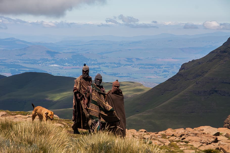 africa, mountain, real people, men, leisure activity, beauty in nature HD wallpaper