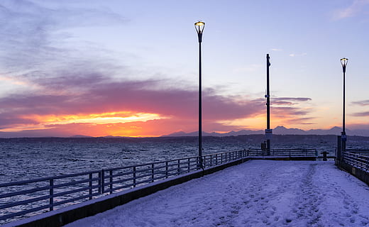 water, pier, dock, waterfront, port, seattle, united states HD wallpaper