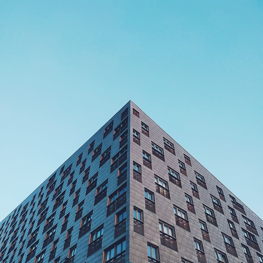 netherlands, amsterdam, building, windows, edge, architecture HD wallpaper