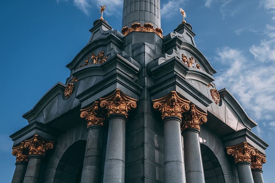 architecture, buiding, city, sky, built structure, low angle view HD wallpaper