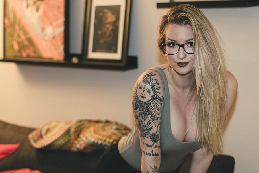 united states, seattle, tattoo, indoors, hair, portrait, one person HD wallpaper
