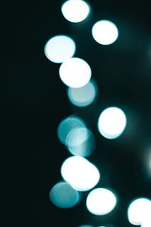 White and Green Bokeh Lights, blur, bright, color, dark, design HD wallpaper