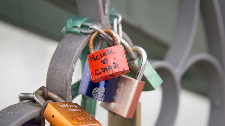 lock, combination lock, tape, clock, calendar, text, bucket HD wallpaper