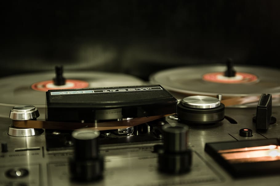 music, technology, tape, tape machine, reel to reel, recording