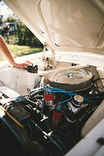 black and gray vehicle engine, machine, motor, person, human HD wallpaper
