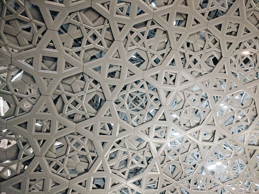 united arab emirates, abu dhabi, louvre abu dhabi, architecture, HD wallpaper