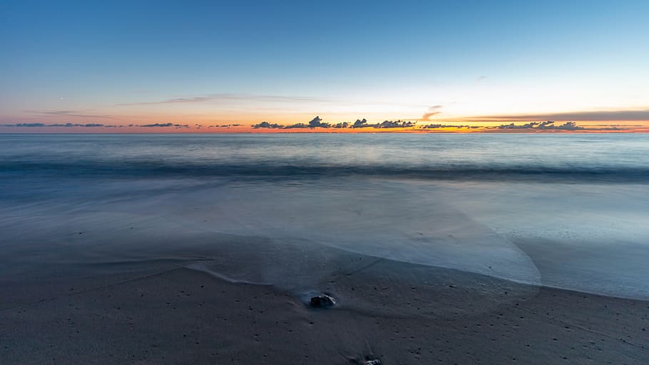 denmark, coast, sea, beach, nature, landscape, north sea, water HD wallpaper