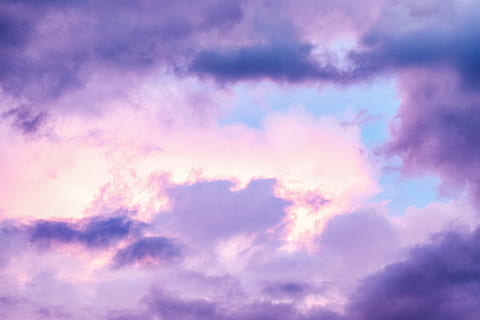 ☁️✨ Aesthetic Spacey Purple-Pink Clouds Desktop Wallpaper HD