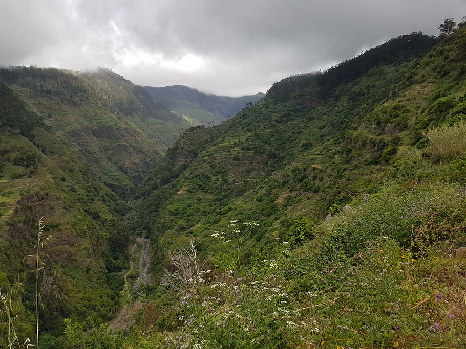 portugal, madeira, mountain, beauty in nature, scenics - nature HD wallpaper