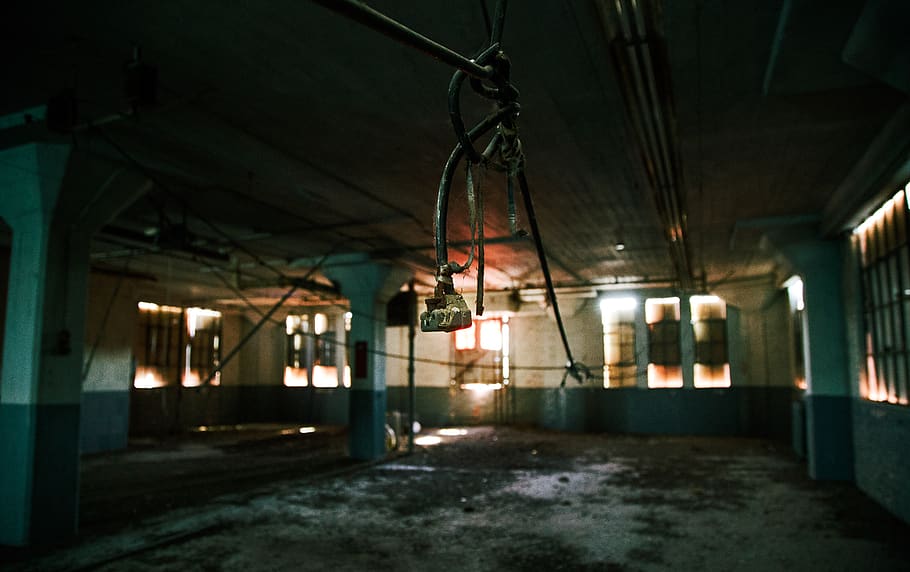 windsor, canada, wire, abandoned, building, old, factory, architecture HD wallpaper