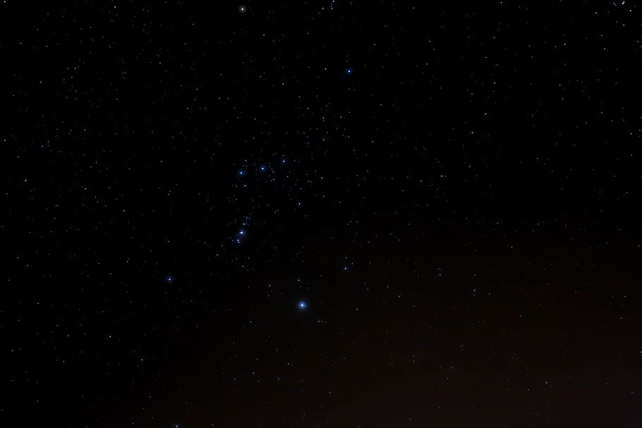 dark, night, clouds, sky, astrophotography, stars, galaxy, constellation HD wallpaper