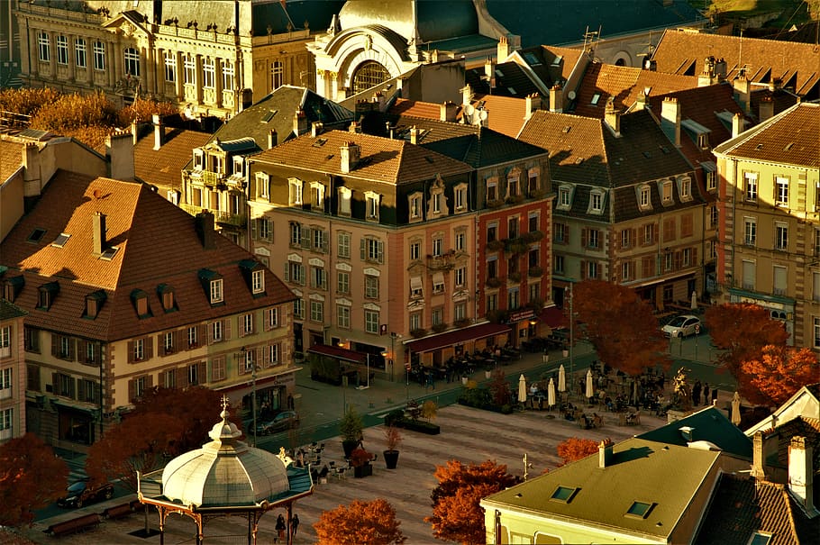 france, belfort, archictecture, fall, city, franche-comté HD wallpaper