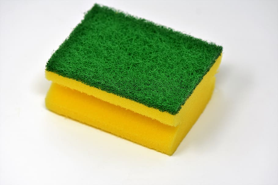sponge, cleaning sponge, rinse, scrub, cleanliness, household sponge HD wallpaper