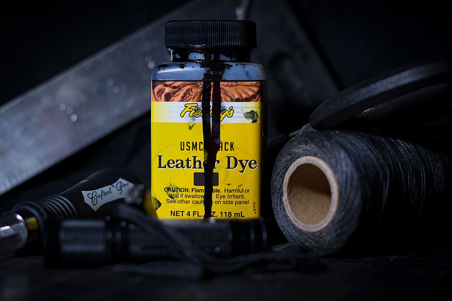 yellow leather dye bottle, florida, orlando, united states, jar HD wallpaper