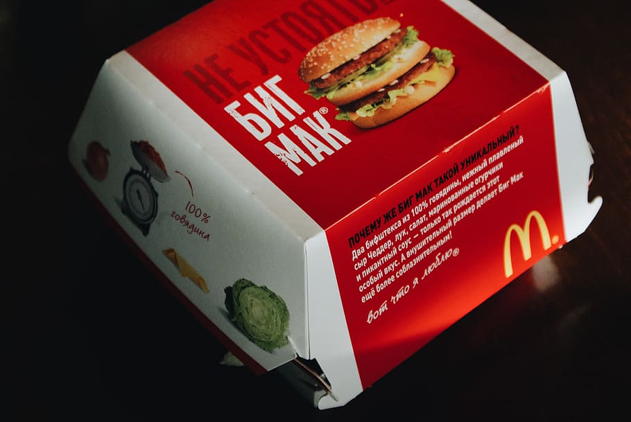 mcdonald, big mac, burger, fastfood, fast food, food and drink, HD wallpaper