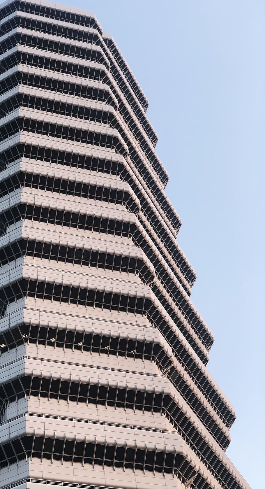 high rise building, office building, staircase, housing, condo HD wallpaper