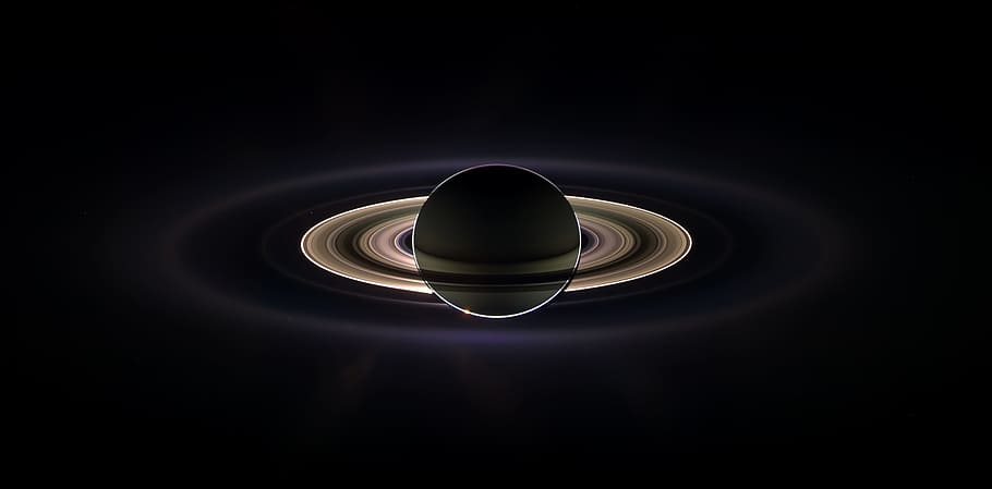ring, saturn, eclipse, planet, nature, lunar, space, studio shot HD wallpaper