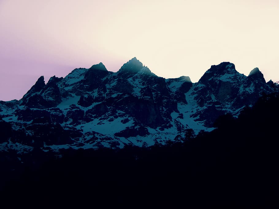 mountain covered with snow, sky, winter, beauty in nature, scenics - nature HD wallpaper