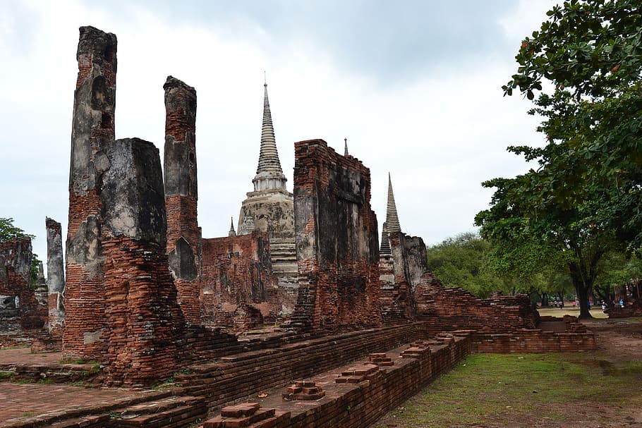 thailand, building, monument, religion, belief, architecture HD wallpaper