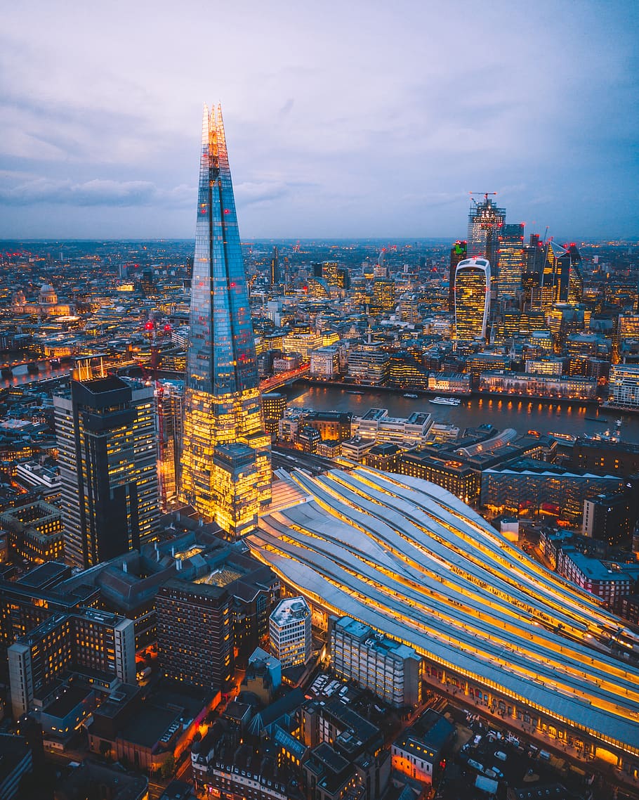 skyscraper view, building exterior, built structure, architecture HD wallpaper