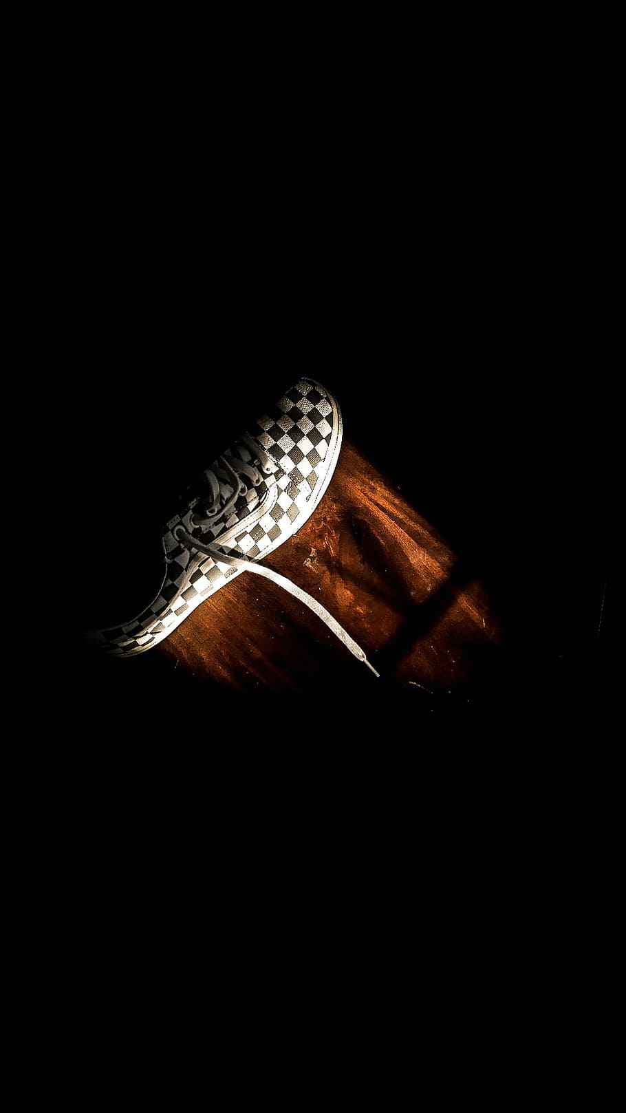 Checkered Shoes, footwear, sneakers, sunlight, vans, studio shot, HD wallpaper