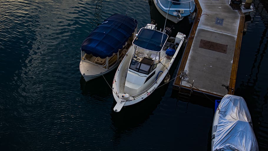 boats, harbor, ocean, nautical vessel, transportation, water HD wallpaper