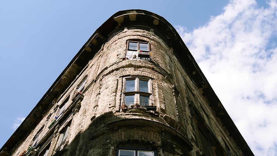 hungary, budapest, sky, low angle view, architecture, building exterior HD wallpaper
