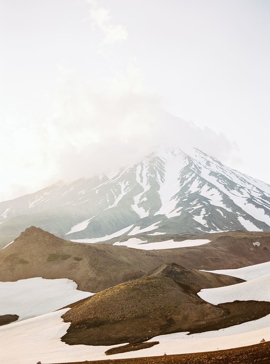 Scenic View Of Snow Capped Mountain, cold, environment, fog, zing HD wallpaper