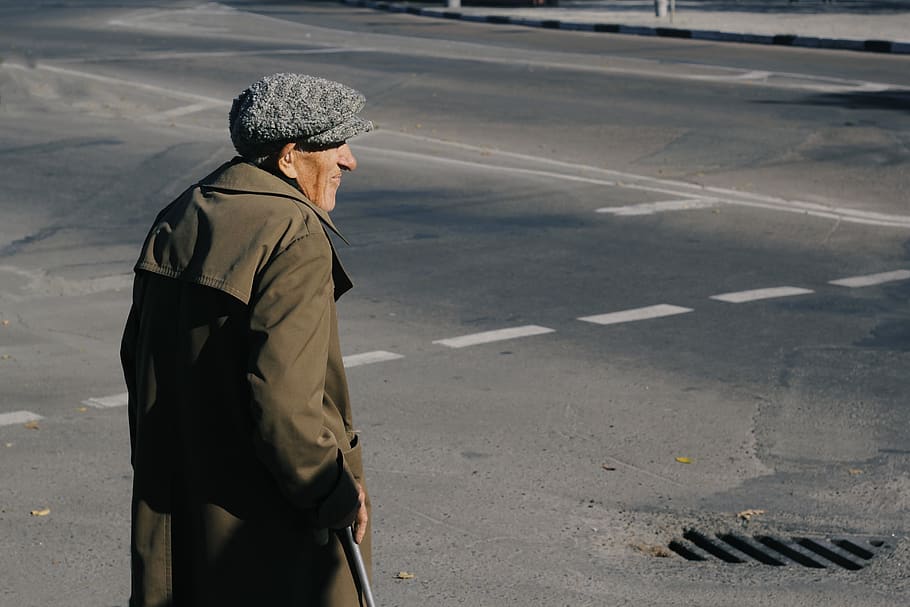man walking on road during daytime, apparel, clothing, person HD wallpaper