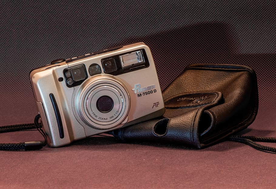 camera compact, old, analog, photo, technology, classic, retro styled HD wallpaper