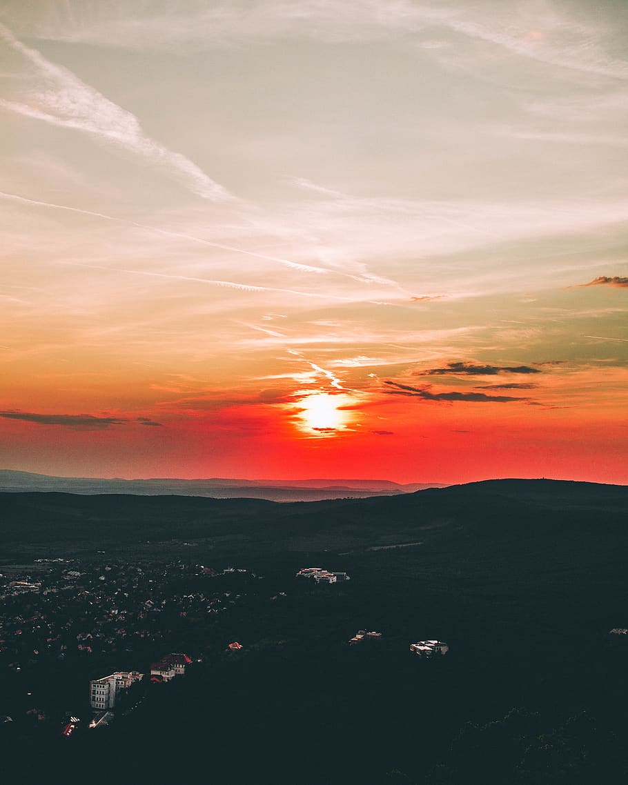 hungary, budapest, sunset, sky, beauty in nature, scenics - nature HD wallpaper