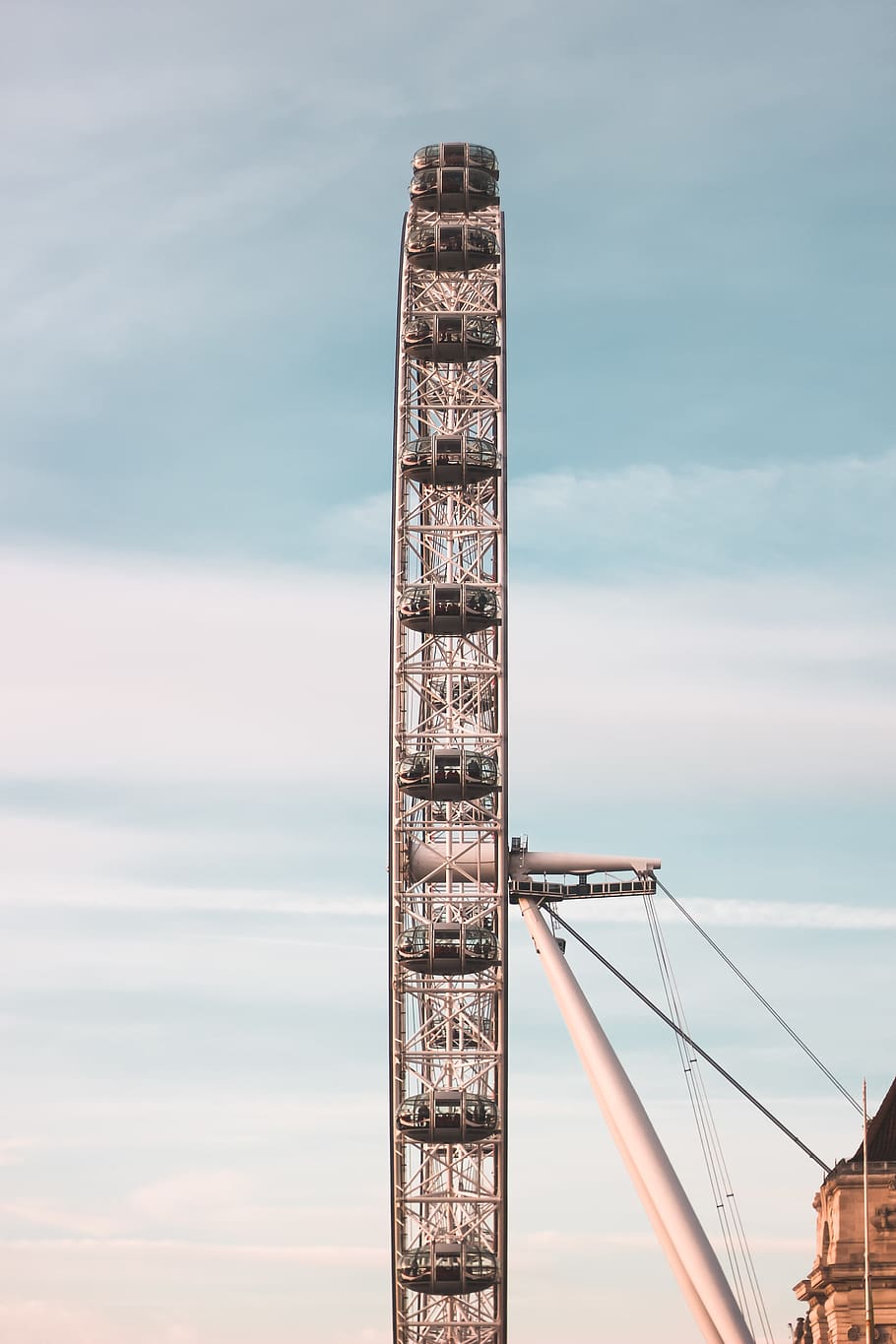 Ferris Wheel during daytime, architecture, built structure, sky HD wallpaper