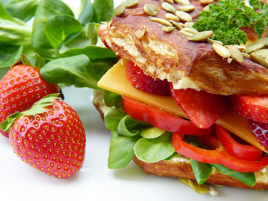 sandwich, salad, vegetarian, cheese, occupied bread, roll, burger HD wallpaper