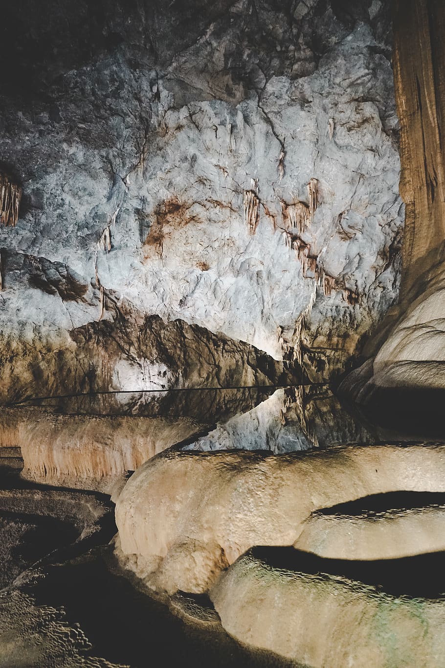 cave, nature, vietnam, reflection, water, no people, day, rock HD wallpaper