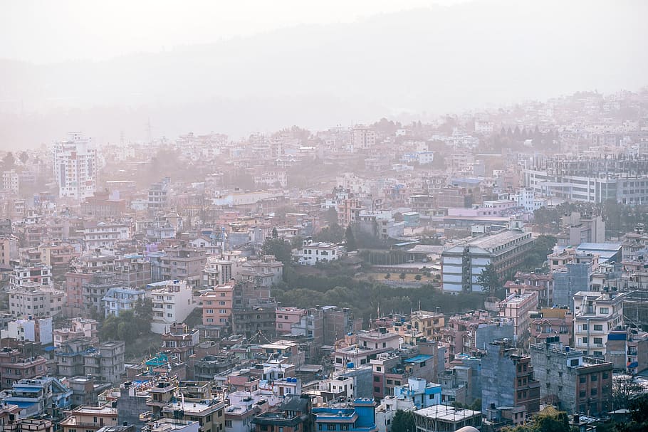 Kathmandu Cityscape, building exterior, architecture, built structure HD wallpaper