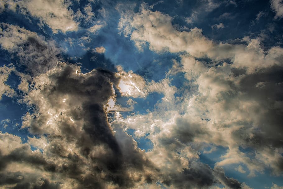 clouds, white, nature, cloudscape, weather, sky, environment HD wallpaper
