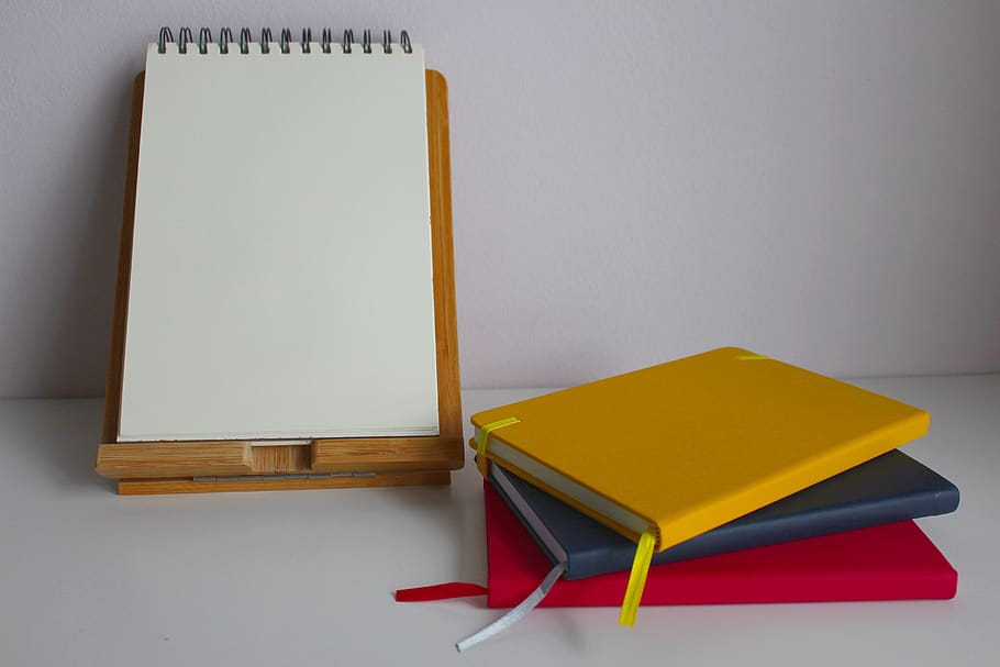 notepad, write, paper, message, blog, writing pad, table, decoration HD wallpaper