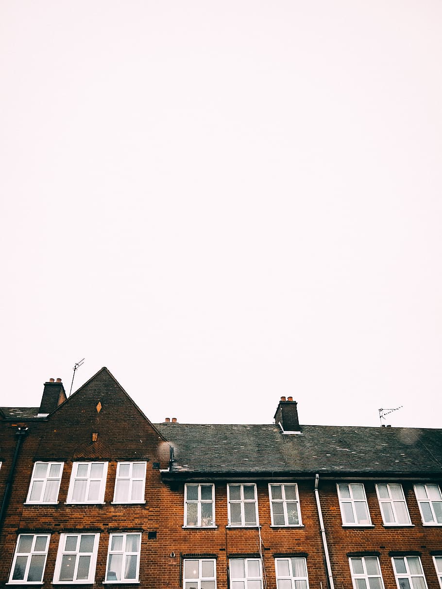 brown building under white sky, built structure, architecture HD wallpaper