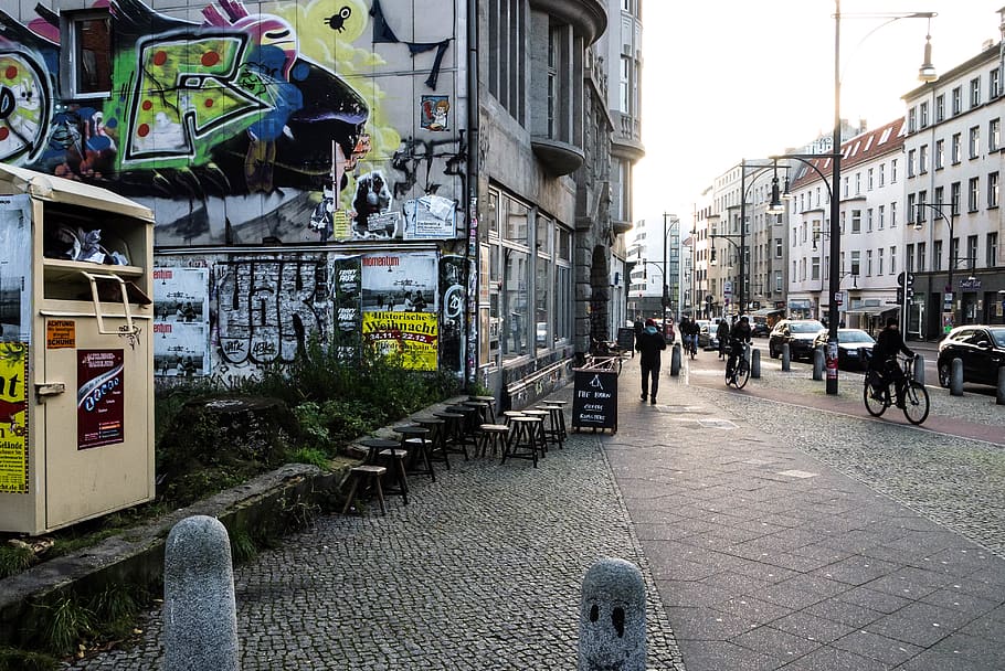 berlin, germany, thebarn, roastery, street, bicycler, coffee HD wallpaper