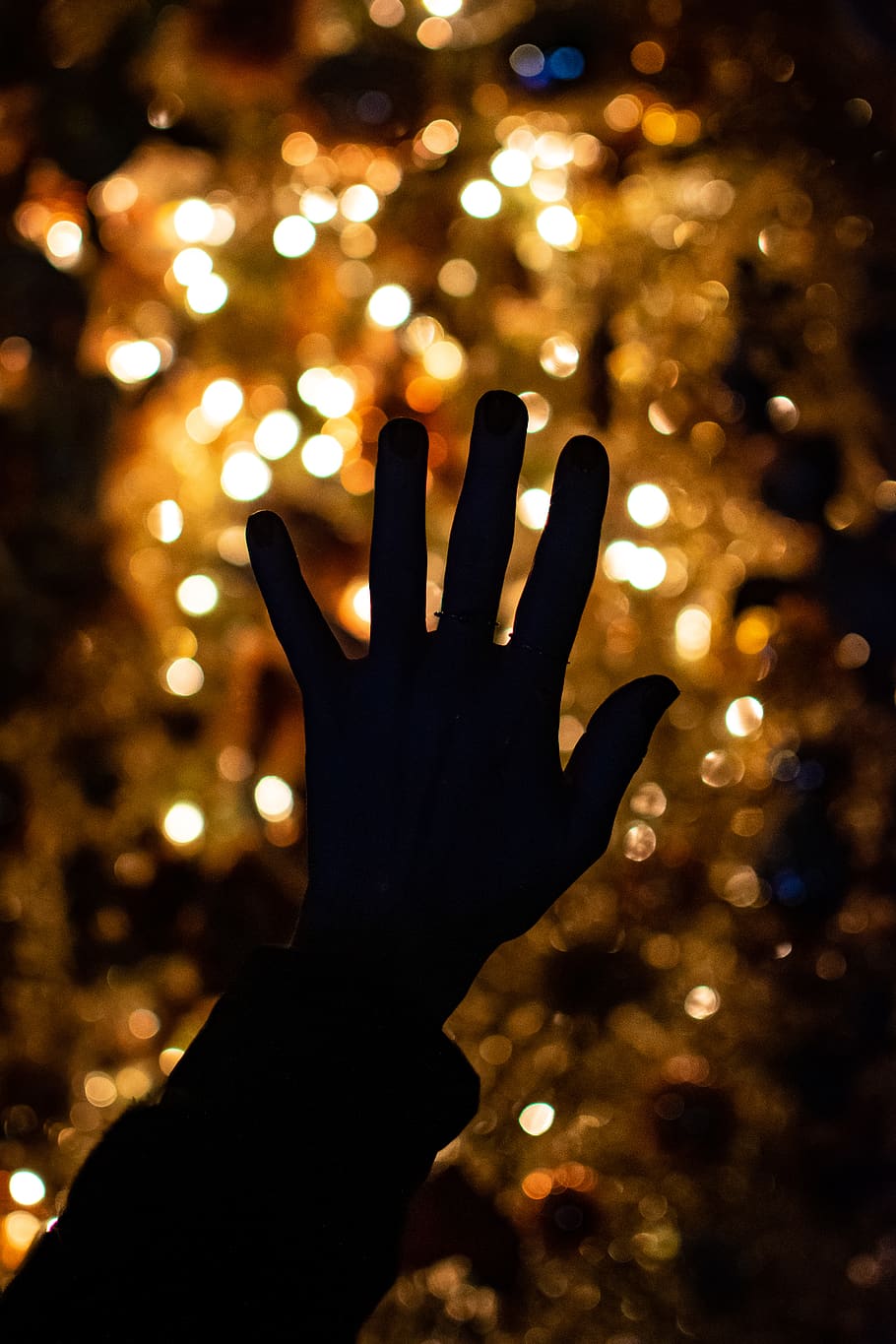 light, flare, finger, hand, human, person, lighting, gold, yellow HD wallpaper