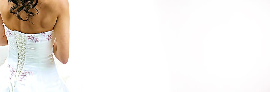 graphics, digital, wedding, bride, mood, banner, copy space HD wallpaper