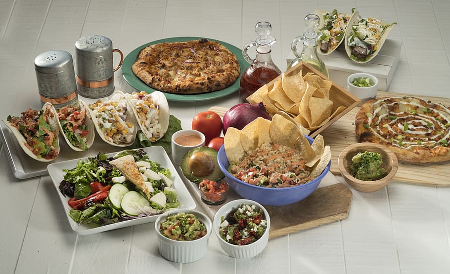 assorted foods, food and drink, table, freshness, ready-to-eat HD wallpaper