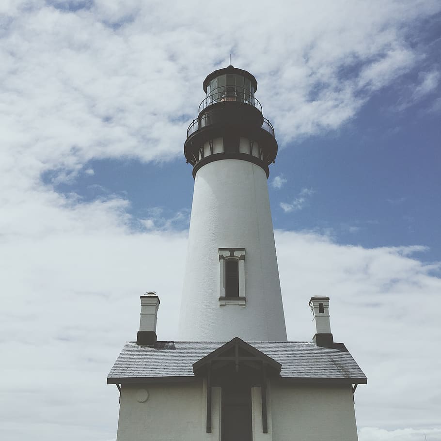 lighthouse, architecture, building, built structure, sky, cloud - sky HD wallpaper