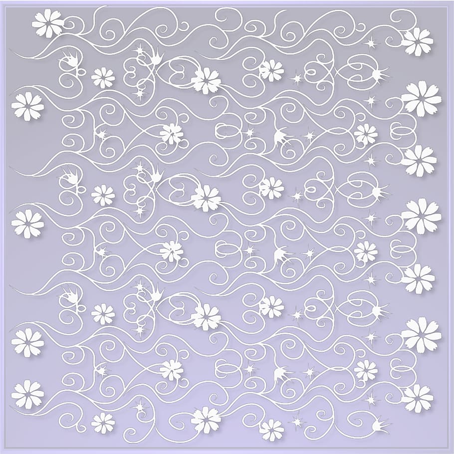 Design, floral, pattern, blue, beautiful, graphics, floral pattern HD wallpaper