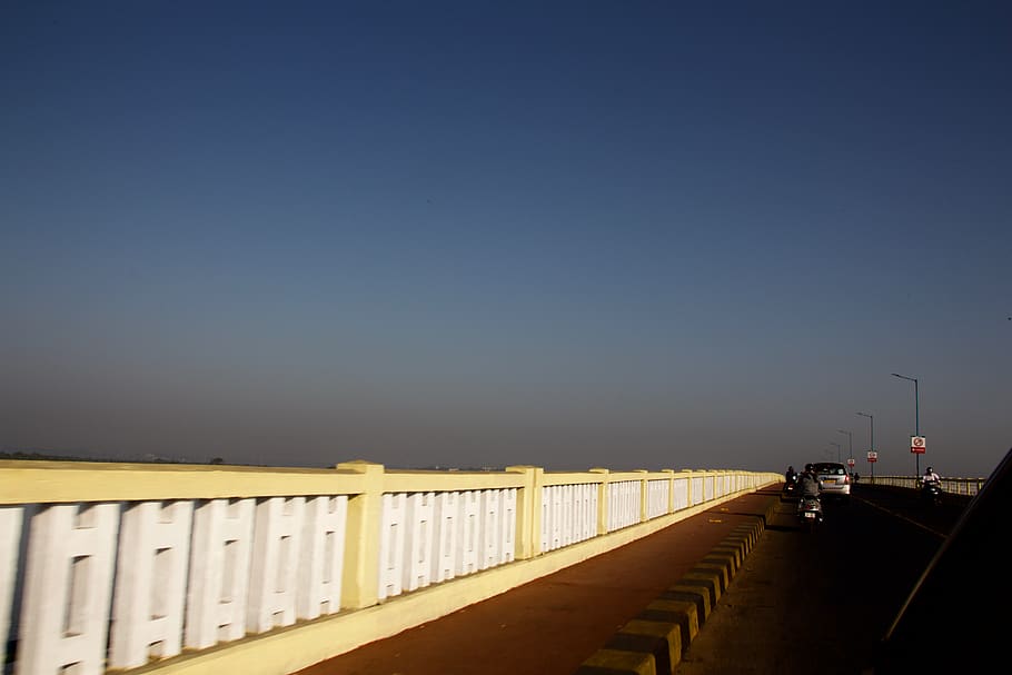 india, goa, tropic, highway, humid, sunny, summer, sky, copy space HD wallpaper