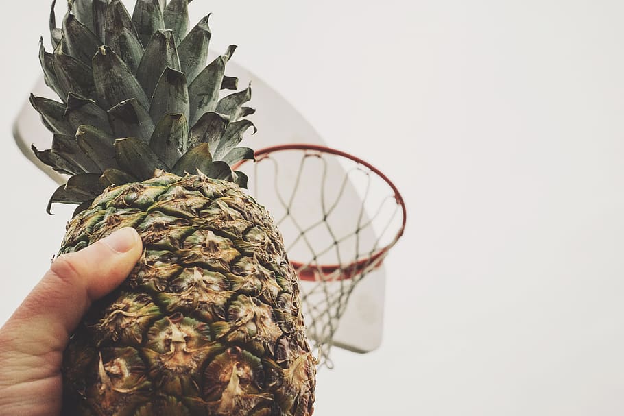canada, london, net, backboard, ball, pineapple, fruit, food HD wallpaper